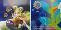 Griechenland 13,88 Kursmünzensatz stgl, Special Olympics + 10 Euro Gedenkmünze -Kallimarmaro in PP- -