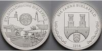 333/1000 Silbermedaille 2011 Medaille-800 Jahre Bielefeld-Stadtgründung Bielefeld in Kapsel&Zertifikat PP