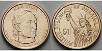 USA 1 $ John Tyler / Kupfer-Nickel, Denver -