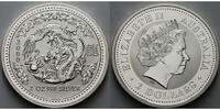 Australien 2 $,<b>2 oz.</b> Jahr des Drachen / Chines.Tierkreiszeichen - 2 Unzen Bild