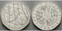 Österreich 5 Euro 100 Jahre Fußball -
