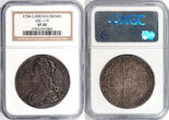 Great Britain 1734 George II Silver Crown NGC VF-30 OLD SLAB!! RARE DATE!!
