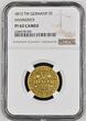 GERMANY HANNOVER 5T 1813 TW George III of England RARE GOLD PROOF CAMEO 5 Thalers NGC PF 62 CAMEO