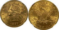 USA $10 EAGLE United States $10 1897 RARE -