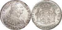 Peru 1797 Charles IV Silver 8 Reales NGC MS-64 FINEST GRADED!!