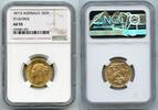 AUSTRALIA 1SOV Australia Queen Victoria Young Head "St. George" Sovereign KEY DATE 1871S -