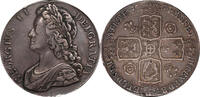 Great Britain Crown Great Britain 1734 George II Silver Crown NGC VF-30 OLD SLAB!! RARE DATE!! -
