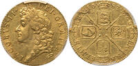 Great Britain 1687 James II Gold Guinea PCGS AU-53