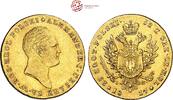 Poland Russia 1817 Alexander I GOLD 25 Zlotych "Large head" Poland RARE low mintage XF