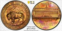 The United States of America (No Date) Department of the Interior.Distinguished Service GOLD Medal.40 mm.RARE! 1953 PCGS MS63