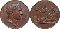 France Medal France Napoleon I Medal Retreat of French Army from Russia in 1812 NGC MS-65 BN
