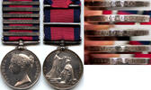 Great Britain Medal British MGS Medal 1793-1814 6 clasps Thos Munn 57th Foot w/Research paperwork -