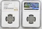 RUSSIA 3 roubles Platinum 1834CNB Nicholas I LOW MINTAGE RARE NGC XF DTLS