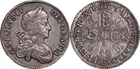 Great Britain Crown Britain 1671 Charles II Crown Second Bust NGC XF-40 A-TOKYO COLLECTION