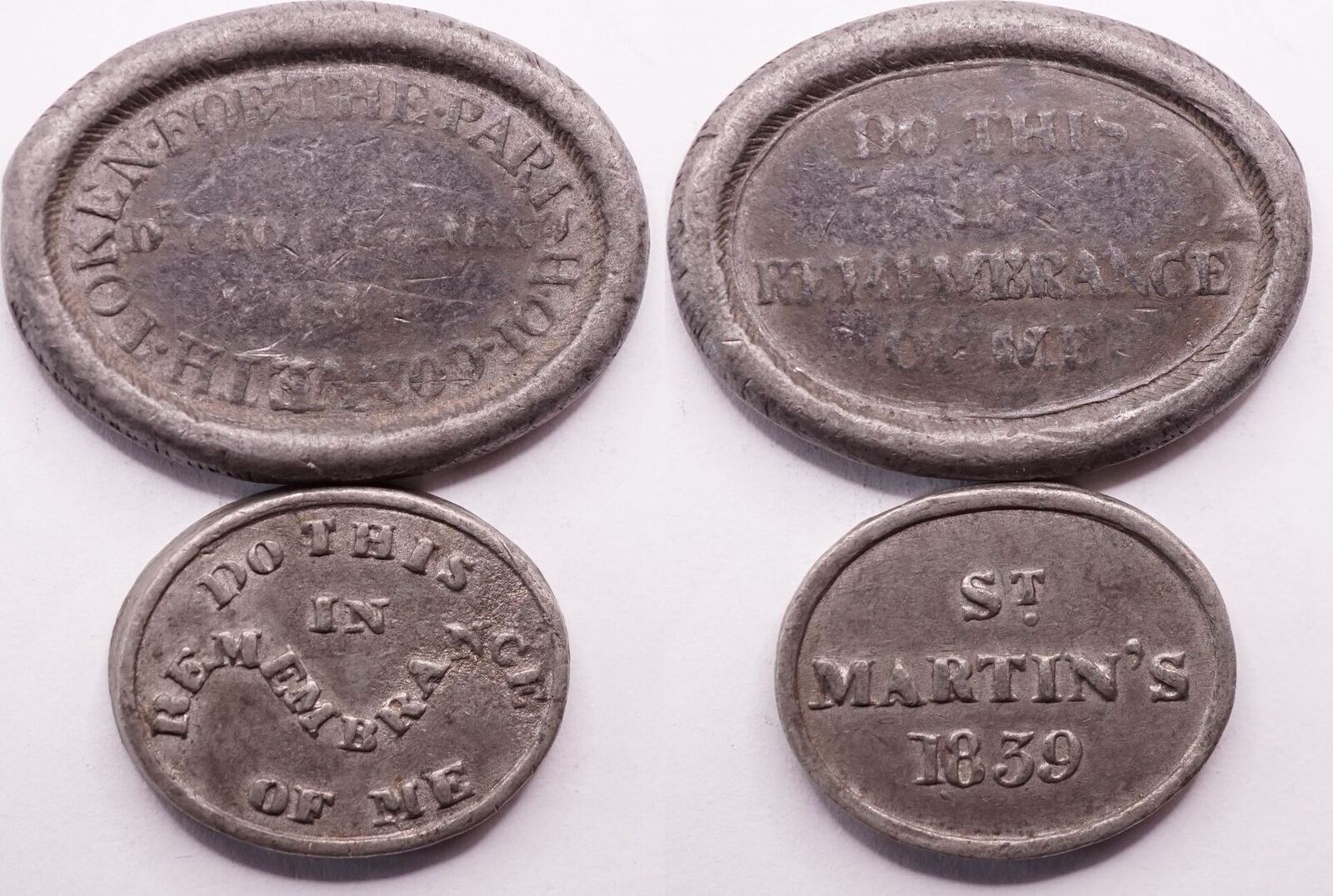 World, Church tokens 1814-1839 Communion s-ss | MA-Shops