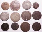 German states and europe lot 12 coins 18th century and earlier s.g.e - ss