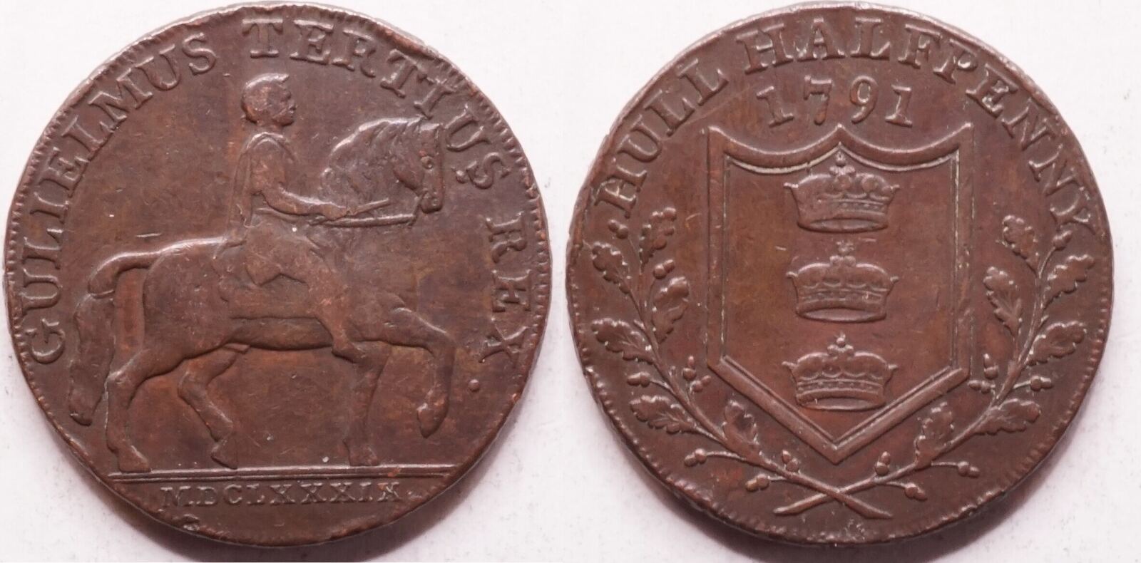 Great popular Britain half penny