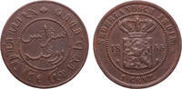 cent 1855 Netherland East Indies  vzgl-/vzgl