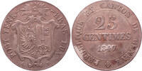 25 centimes 1847 Genf  vzgl-vzgl+