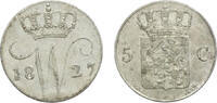 5 cent 1827 Nederland Willem I vzgl-vzgl+