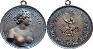 Europe - Switserland? Tragbare Bronzegußmedaille Aphrodite / Venus - Eroticism -