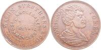 New Zealand, Christchurch penny token Mason Struthers & Co. -