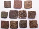 Flandres , France , Europe collection 11 pieces coinweights (poids monétaires) -