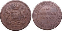 Cornish Penny 18th century Great Britain, Cornwall, Camborne Dolcoath Mine, Lord de Dunstanville ss