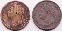 Great Britain (lot) Farthing George IV -