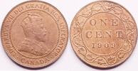 Canada one cent Edward VII -