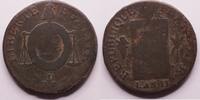 France, Lyon Sol aux balances, type daté First Republic -