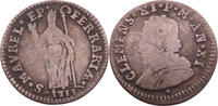 Four baiocci 1711 Papal States - Ferrara Clement XI s-ss-