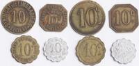 France - Béziers - tokens - lot 10 centimes Cafe and Restaurants ss-vzgl