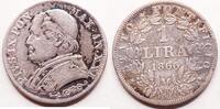 Papal States Lira 1866 Pius IX ss