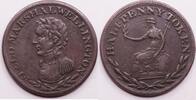 Canada, Lower Canada half penny token Marshal Wellington -