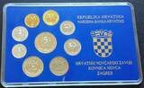 Kroatien 8,88 Kuna 1993 Kursmünzensatz Proof-PP