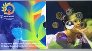 Griechenland 13,88 € Original Kursmünzensatz - Special Olympics Athen Kalimarmaro Stadion