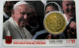 Vatikan 0,50 € Coincard Nr. 11 -