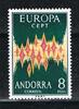 CEPT -EUROPA Spanisch Andorra Europa/Cept  1972 postfrisch = ohne Falz