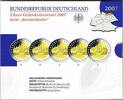Deutschland 10€ 2007 2 Euro Gedenkmünzen - Mecklenburg-Vorpommern - alle... 20,00 EUR  zzgl. 3,50 EUR Versand