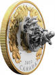 Kanada 50$ 2022 5 oz Silbermünze Holiday Gifts - mit beweglichen 3D Figuren PP