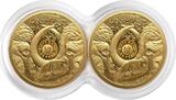 Südafrika 100 Rand 2023 2 x 1/4 oz Goldmünzen Big Five II - Büffel - Doppel-Kapsel PP