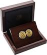 Südafrika 100 Rand 2023 2 x 1/4 oz Goldmünzen Big Five II - Büffel - Doppel-Kapsel PP