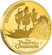 Niue 250$ 2021 1 oz Goldmünze Disney - Fluch der Karibik - The Flying Dutchman ST