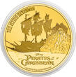 Niue 250$ 2021 1 oz Goldmünze Disney - Fluch der Karibik - The Flying Dutchman ST