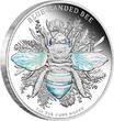 Niue 2$ 2025 1 oz Silbermünze Australian Native Bees - Blue-banded Bee (Pelzbiene) PP