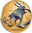Niue 100$ 2025 1 oz Goldmünze Jahreszeiten - Winter Wolf PP