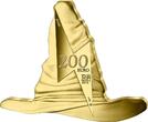 Frankreich 200€ 2022 1 oz Goldmünze Harry Potter - Der Sprechende Hut PP