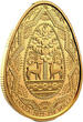 Kanada 250$ 2022 Goldmünze Pysanka Ei Form PP