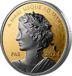 Kanada 200$ 2024 1 oz Goldmünze Peace Dollar PP